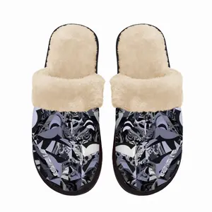 Men News Shinbun (Newspaper) Fuzzy Slippers