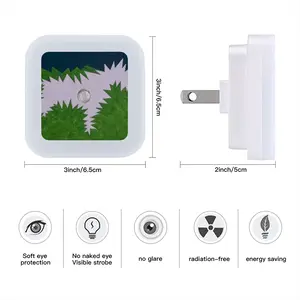 Bull Terrier Sensor Night Light (Square)