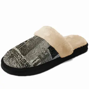 Men The Covid Effect Fuzzy Slippers