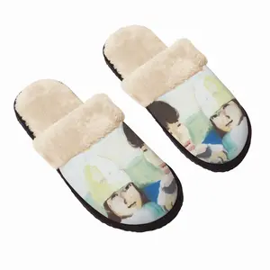 Men Claudia Fuzzy Slippers