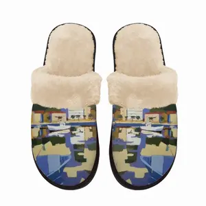 Men Cassis Harbor Fuzzy Slippers