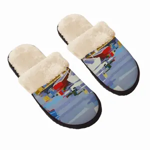 Men Sète Pointe Courte Fuzzy Slippers