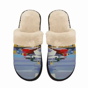 Men Sète Pointe Courte Fuzzy Slippers