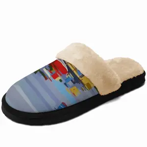 Men Sète Pointe Courte Fuzzy Slippers