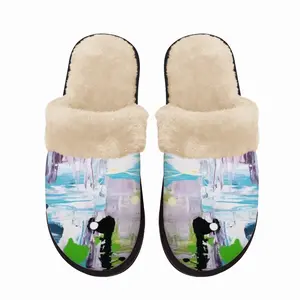 Men Kingdom Of The Elves Fuzzy Slippers