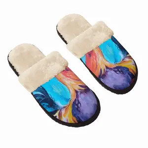 Men Rooster Fuzzy Slippers