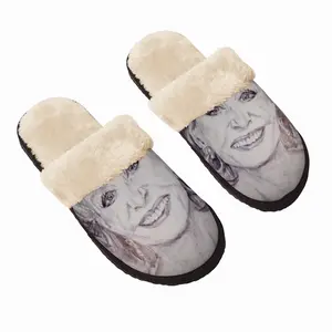 Men Barbara Walters Fuzzy Slippers