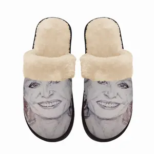 Men Barbara Walters Fuzzy Slippers