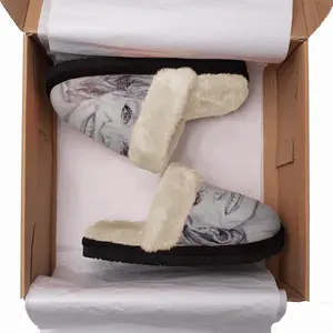 Men Barbara Walters Fuzzy Slippers