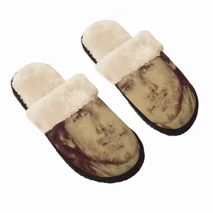 Men Tom Cruise Portrait Fuzzy Slippers