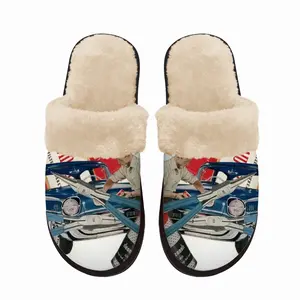 Men Tuneup Fuzzy Slippers