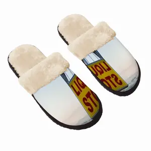 Men Liquor Store Fuzzy Slippers