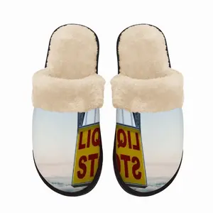 Men Liquor Store Fuzzy Slippers