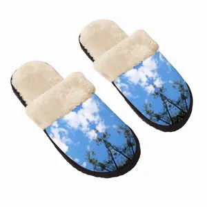 Men Holy Cloud Smokes Fuzzy Slippers