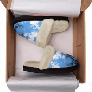 Men Holy Cloud Smokes Fuzzy Slippers