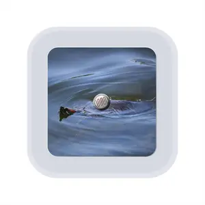 Swimming Turtle - High Park Ontario Sensor Night Light (Square)