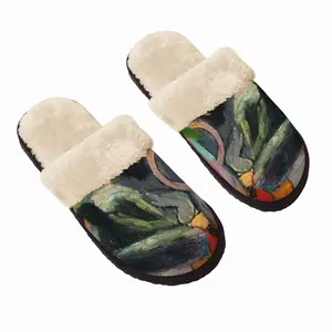 Men The Cat Cleopatra Fuzzy Slippers