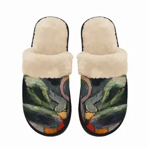 Men The Cat Cleopatra Fuzzy Slippers