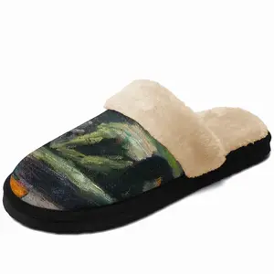 Men The Cat Cleopatra Fuzzy Slippers