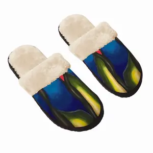 Men My Hokusai 3 Fuzzy Slippers