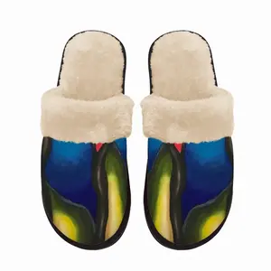 Men My Hokusai 3 Fuzzy Slippers