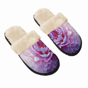 Men Mesmerizing Peony Fuzzy Slippers