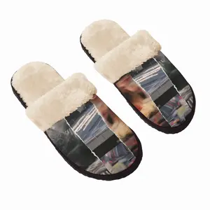 Men World Conductor Fuzzy Slippers