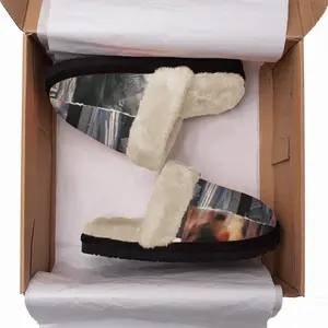 Men World Conductor Fuzzy Slippers