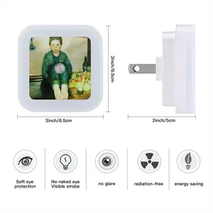 Child In The Kitchen Sensor Night Light (Square)