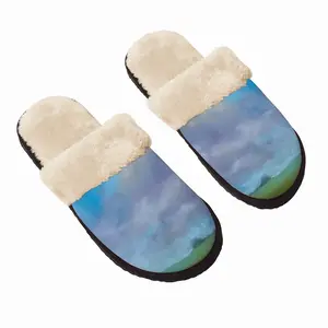 Men Big Sky Fuzzy Slippers