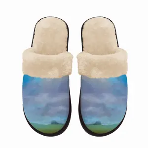 Men Big Sky Fuzzy Slippers