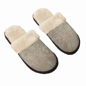 Men Philippe X Fuzzy Slippers