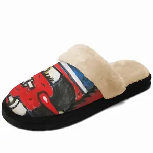 Men War Fuzzy Slippers