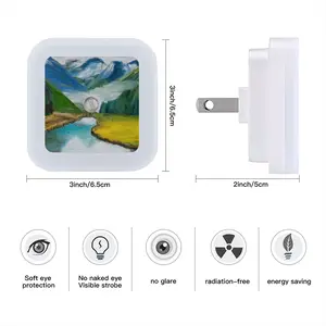 Beauty Of Lake Sensor Night Light (Square)