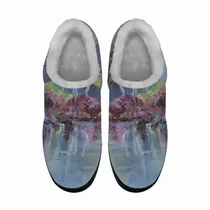 Men Lake Reflection Cotton Slippers