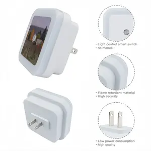 Autumn Village Nikolaevka Sensor Night Light (Square)