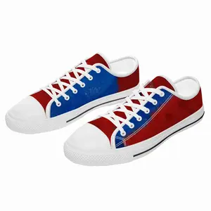 Men Upside-Down-Transgenic-Bleeding Heart Retro Canvas Shoes