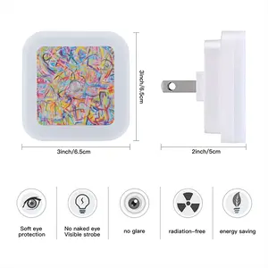 Back To The Joy Sensor Night Light (Square)