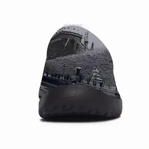 Men Notre Dame Of Paris From Rue Du Cloitre Cotton Slippers