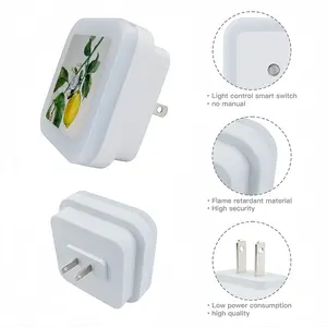 Lemon Branch Sensor Night Light (Square)