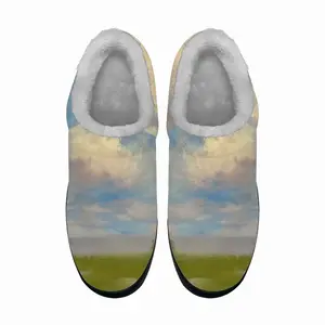 Men Countryside Landscape Cotton Slippers