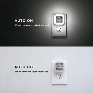 Liquid Light Sensor Night Light (Square)