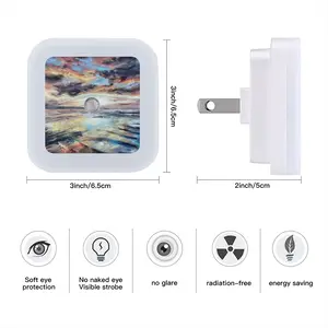 Liquid Light Sensor Night Light (Square)