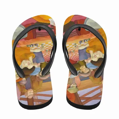 Men Birds Of A Feather Flip Flop Slippers