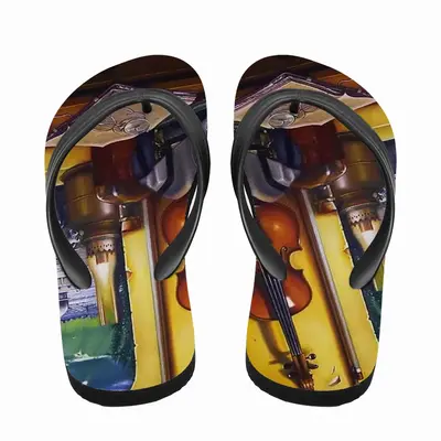 Men Old Jerusalem Sanset Flip Flop Slippers