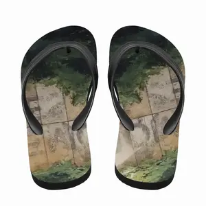 Men Memory Loves Time Flip Flop Slippers