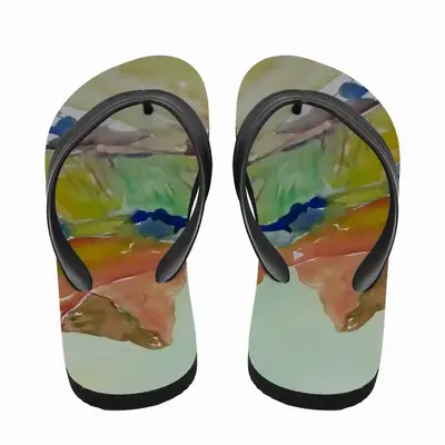 Men Mountains In The South Of France Flip Flop Slippers