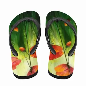 Men The Sunshine Poppies Flip Flop Slippers