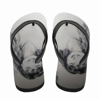 Men Touched By Angels Flip Flop Slippers