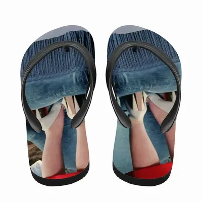 Men Reaching For The Top Flip Flop Slippers